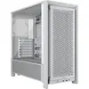 Image de Corsair Geh Midi FRAME 4000D RS Mid-Tower, White (ATX, mATX, Mini-ITX), Boîtier PC, Blanc