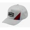 Image de 100%, Hommes, Casquette, Casquette Cornerstone X-Fit Snapback (gris clair), Gris