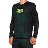 Image de 100% Airmatic LE Longsleeve Fiets Jersey, zwart-groen, afmeting M voor man