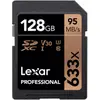 Image de Lexar Professionnel 633x SDHC/SDXC UHS-I V30 U3 (128 Go, SDXC, U3, UHS-I), Carte mémoire, Bleu