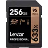 Image de Lexar Professional 633x SDHC/SDXC UHS-I V30 U3 (256 Go, SDXC, U3, UHS-I), Carte mémoire, Bleu
