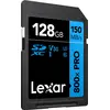 Image de Lexar MÉMOIRE SDXC 128GB UHS-I/LSD0800P128G-BNNNG (128 Go, SDXC, U3, UHS-I), Carte mémoire, Noir