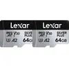 Image de Lexar Carte Microsdxc Uhsi/u3/a2/4k R205/w100