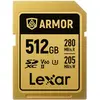 Image de Lexar Armor Gold (512 Go, SDXC, U3, UHS-II), Carte mémoire, Or