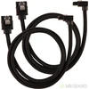 Image de Corsair CC-8900282 SATA-kabel 2 stuks 0,6m, haaks, Zwart