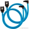 Image de Corsair CC-8900285 SATA-kabel 2 stuks 0,6m, haaks Zwart, Blauw