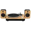 Image de House of Marley Platine vinyle Marley avec haut-parleurs Stir It Up Wireless 2+ Entrée/sortie Bluetooth, Platine, Marron