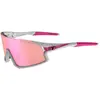 Image de Tifosi, Unisexe, Lunettes de sport, STASH CLARION Race Pink Lunettes (3 verres 15,4 % Pink, 41,4 % AC Red, 95,6 % Clear) (PREMIERY : (Ac Red, Clear, Rose clair), Pink