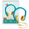 Image de Casque audio Lunii compatible avec Ma Fabrique à Histoire et FLAM Bleu et jaune
