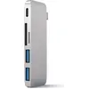 Image de Satechi Combo Hub (USB-C, 5 ports), Station d’accueil + hub USB, Argent