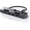 Image de Satechi Clamp Hub Pro (USB-C, 5 ports), Station d’accueil + hub USB, Argent