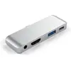 Image de Satechi Mobile Pro (USB-C, 4 ports), Station d’accueil + hub USB, Argent