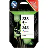 Image de HP, Cartouche d'impression, 338, 343 (CF, Color)