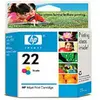 Image de HP, Cartouche d'impression, 22 - 5 ml - couleur (cyan, magenta, jaune) - original (C, M, Y)