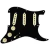 Image de Fender Strat pré-câblée PG Custom Shop Texas Special SSS Black (Capteurs d'instruments), Instrument : accessoires, Noir