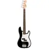 Image de Squier Mini Precision Bass, Black IL (Basse électrique, Érable (manche), Laurier (touche), Peuplier (corps)), Guitare, Noir