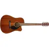Image de Fender Classic Design CD-60SCE tout acajou électrique-akoestische westerngitaar (Guitare western, Corps : Acajou, Manche : Acajou, Touche : Noyer), Guitare, Marron