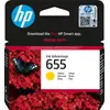 Image de HP, Cartouche d'impression, 655 - Jaune - Original - Cartouche d'encre - pour Deskjet Ink Advantage 4615 (Y)