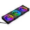 Image de Phanteks Ventilateur D-RGB D30 PWM Regular Airflow, 3-pack - 120mm, noir (120 mm, 3x), Ventilateur PC, Noir