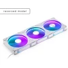 Image de Phanteks D30 PWM Reverse Airflow D-RGB 140MM White 3-Pack