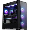Image de Phanteks PC-Gehäuse Eclipse G370A RGB Schwarz, Unterstützte (ATX, E-ATX, mATX, Mini-ITX, SSI EEB), Boîtier PC, Noir