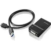 Image de Lenovo USB 3.0 zu (DVI, VGA, 8 cm), Adaptateur données + vidéo, Noir