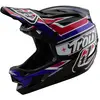 Image de Troy Lee Designs, Casque de moto, D4 Polyacrylite MIPS Helm, Linear, black, L 58-59cm (L, 58 - 59 cm)