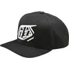 Image de Troy Lee Designs, Casquette, Curved Snapback Cap, Badge, black, one size, Noir, (Taille unique)