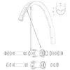 Image de Mavic Rayons Gauches Crossone/aksium Disc/crossmax 2014 12 Unités 296 mm