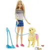 Image de Barbie chiots de promenade de chiens