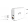 Image de Urban Factory Psc45uf Chargeur Mural Usb-c Et Usb-c 45w 18w