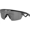 Image de Oakley, Hommes, Lunettes de sport, Sphaera (Noir mat, Prizm Noir polarisé, Prizm Noir Polarisé Polarisé), Noir