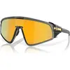 Image de Oakley, Unisexe, Lunettes de sport, Panneau de verrouillage (Fumée grise, Gris fumée, Prizm 24k), Gris