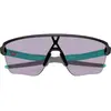 Image de Oakley, Hommes, Lunettes de sport, Corridor SQ (Noir mat, PRIZM SLATE), Noir
