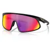 Image de Oakley, Hommes, Lunettes de sport, Rslv (Noir mat, Route Prizm), Noir