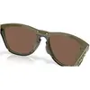 Image de Oakley, Unisexe, Lunettes de sport, Frogskins Range XL (Pinceau foncé, MATTE OLIVE INK, OLIVE INK/Prizm 24K polarisé), Noir