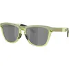 Image de Oakley, Unisexe, Lunettes de sport, Frogskins Range XL (Fougère mat, Fougère mate TERRAZZO, Fougère transparente, TRANS FERN/Prizm Noir), Vert