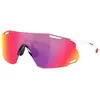 Image de Oakley, Unisexe, Lunettes de sport, Cybr Dyno (Blanc brillant, Blanc poli, Route Prizm), Blanc