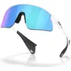 Image de Oakley, Unisexe, Lunettes de sport, Stunt Devil (blanc mat, Prizm Sapphire, Saphirs Prizm), Blanc