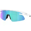 Image de Oakley, Unisexe, Lunettes de sport, Rslv Lite (blanc mat, Prizm Sapphire), Blanc, Bleu