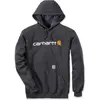 Image de Carhartt, Femmes, Pull-over, Sweatshirt taille S Signature Logo,carbon heather, Gris, (S)