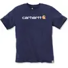 Image de Carhartt, Hommes, T-shirt, Core Logo S/S, Bleu, (XS)