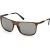 Image de Timberland, Hommes, Lunettes de soleil, Polarisé Smoke Rectangulaire de Soleil pour Hommes