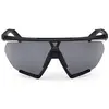 Image de Adidas, Hommes, Lunettes de sport, SP0071 Cat. 3 + Lentille de rechange Cat. 0 (Noir mat, Fumée), Gris, Noir