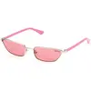 Image de Guess, Femmes, Lunettes de soleil, Gold Red Cat Eye Sunglasses