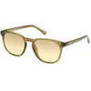 Image de Guess, Hommes, Lunettes de soleil, Soleil Green Brown Round