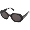 Image de Latetobed, Femmes, Lunettes de soleil, Max & Co Mo0115 01A Shiny Black Sunglasses for Women 51/22/140