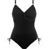 Image de Fantasie, Soutien-gorge, Ottawa UW Twist Front Suit With Adjustable Leg Dames Badpak - Maat 80G, Noir, (Une unité par pack, 80 G)