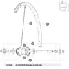 Image de Mavic Rayons Avant Aksium Allroad Disc 650b 2018 12 Unités