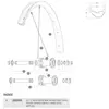 Image de Mavic Rayons Arrière Droits Xa Elite Carbon 29 12 Unités